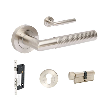 Zanda Vertex Door Handles - Just Doors QLD