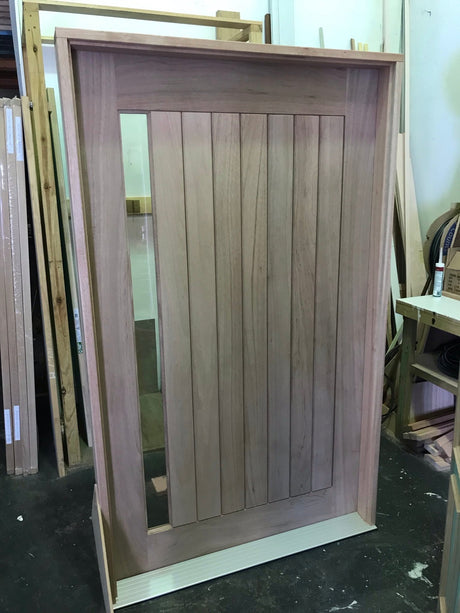 1L Vertical Plank Pre hung options 2040/2340 - Just Doors QLD