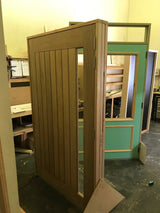 1L Vertical Plank Pre hung options 2040/2340 - Just Doors QLD