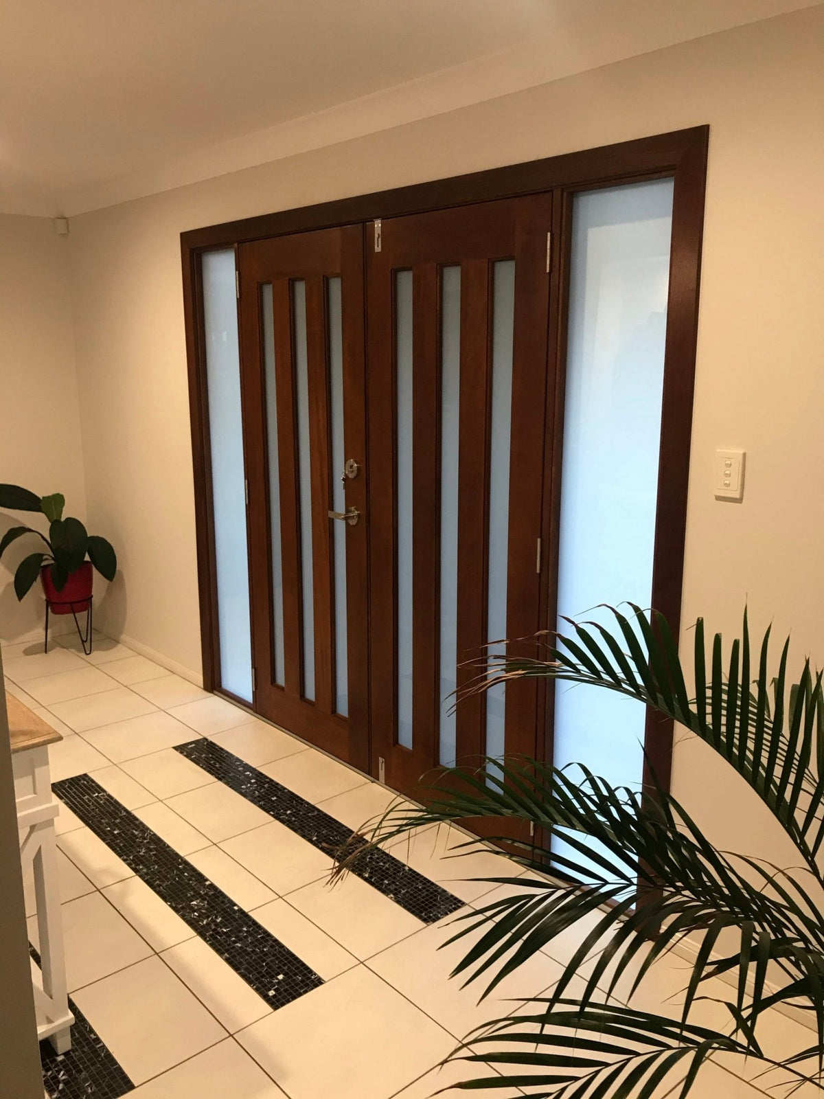 3L Vertical Double entrance door package - Just Doors QLD