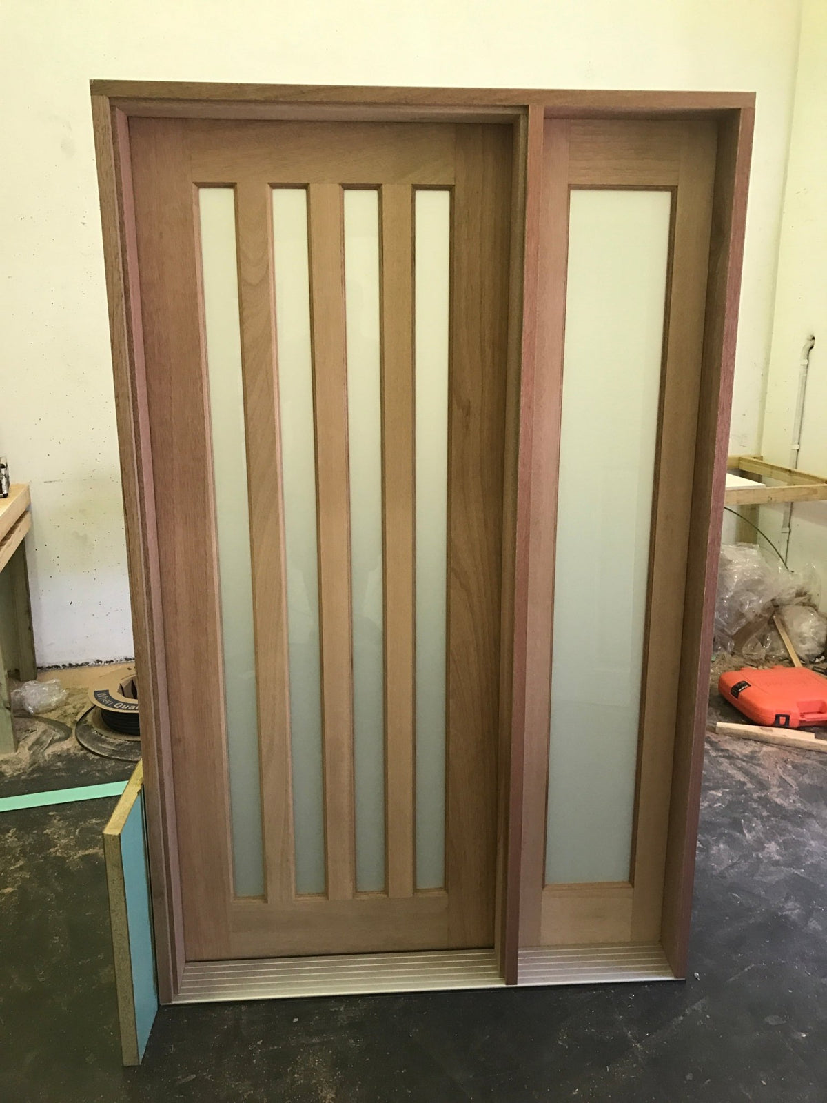 4L Vertical 1000/1100 x 2040 Pre hung - Just Doors QLD
