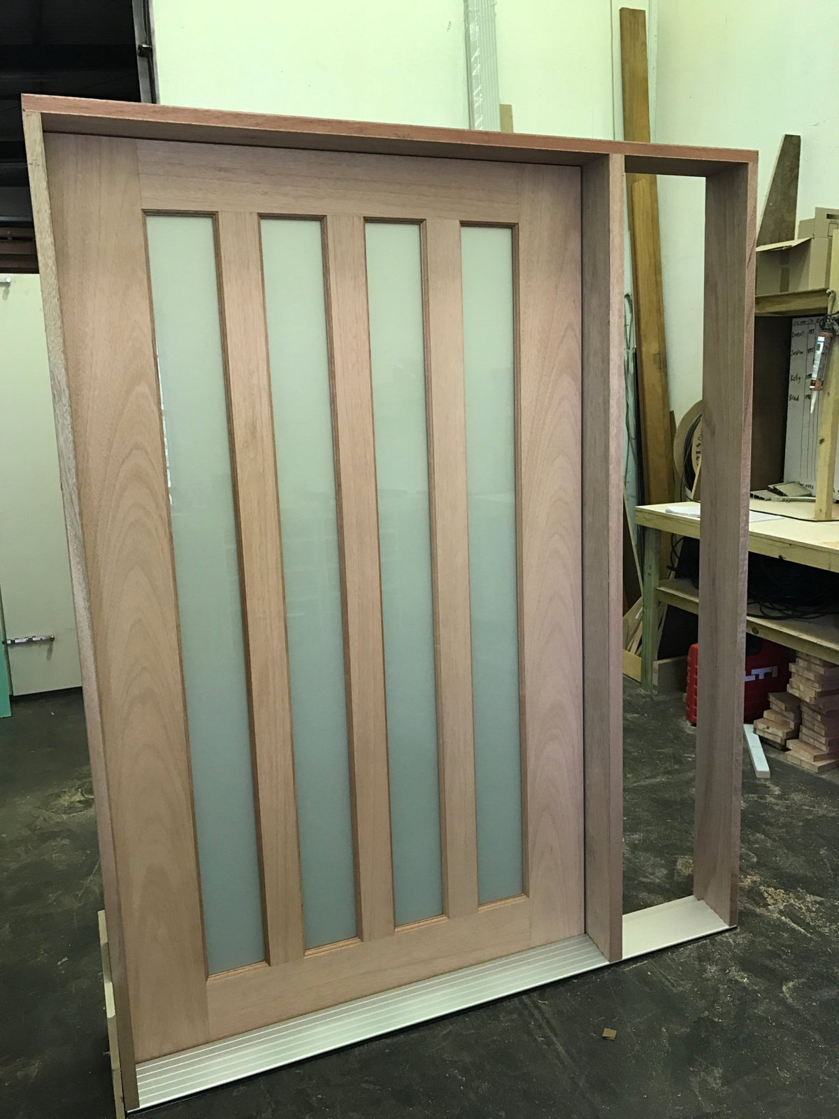 4L Vertical 1000/1100 x 2040 Pre hung - Just Doors QLD