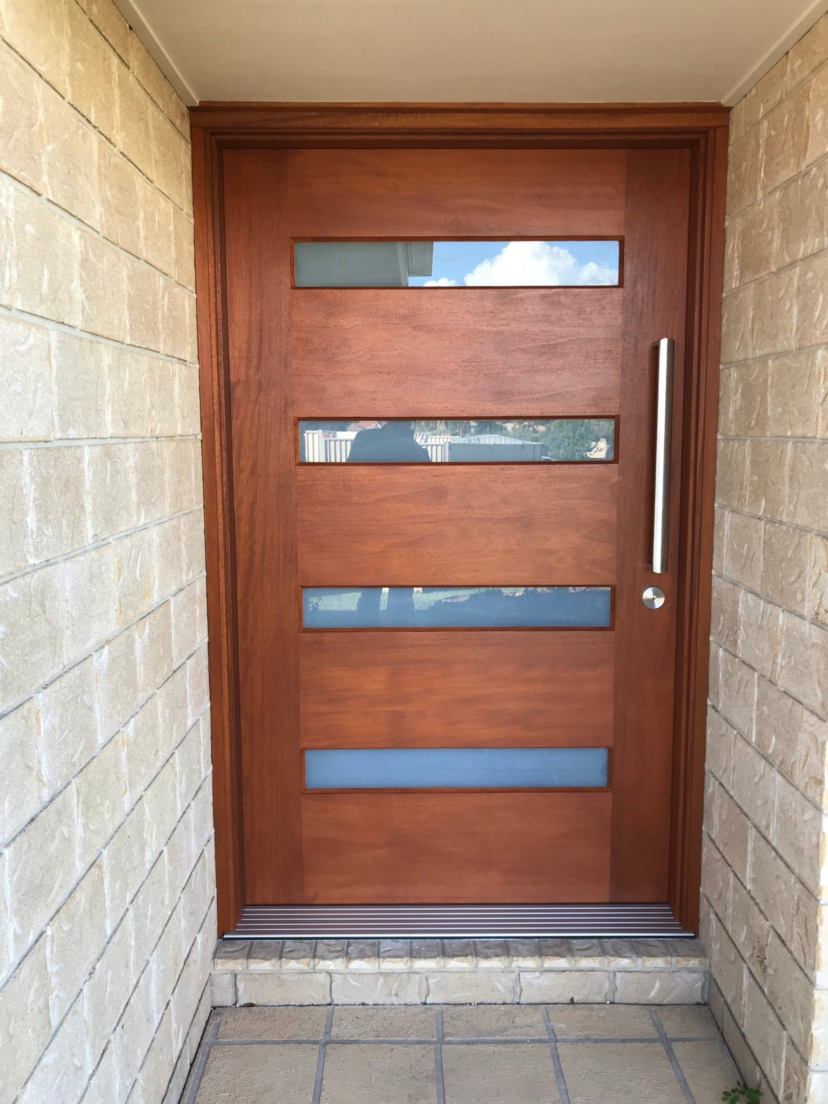 4LS 1200 x 2040 x 40mm Horizontal Large Door & Frame Package - Just Doors QLD