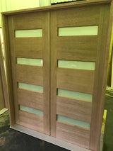 4LS - Horizontal Double entrance door package - Just Doors QLD
