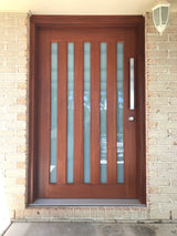 5VL 1200 x 2040 x 40mm Vertical Large Door & Frame Package - Just Doors QLD