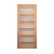 6 Lite Horizontal Timber Door - Just Doors QLD