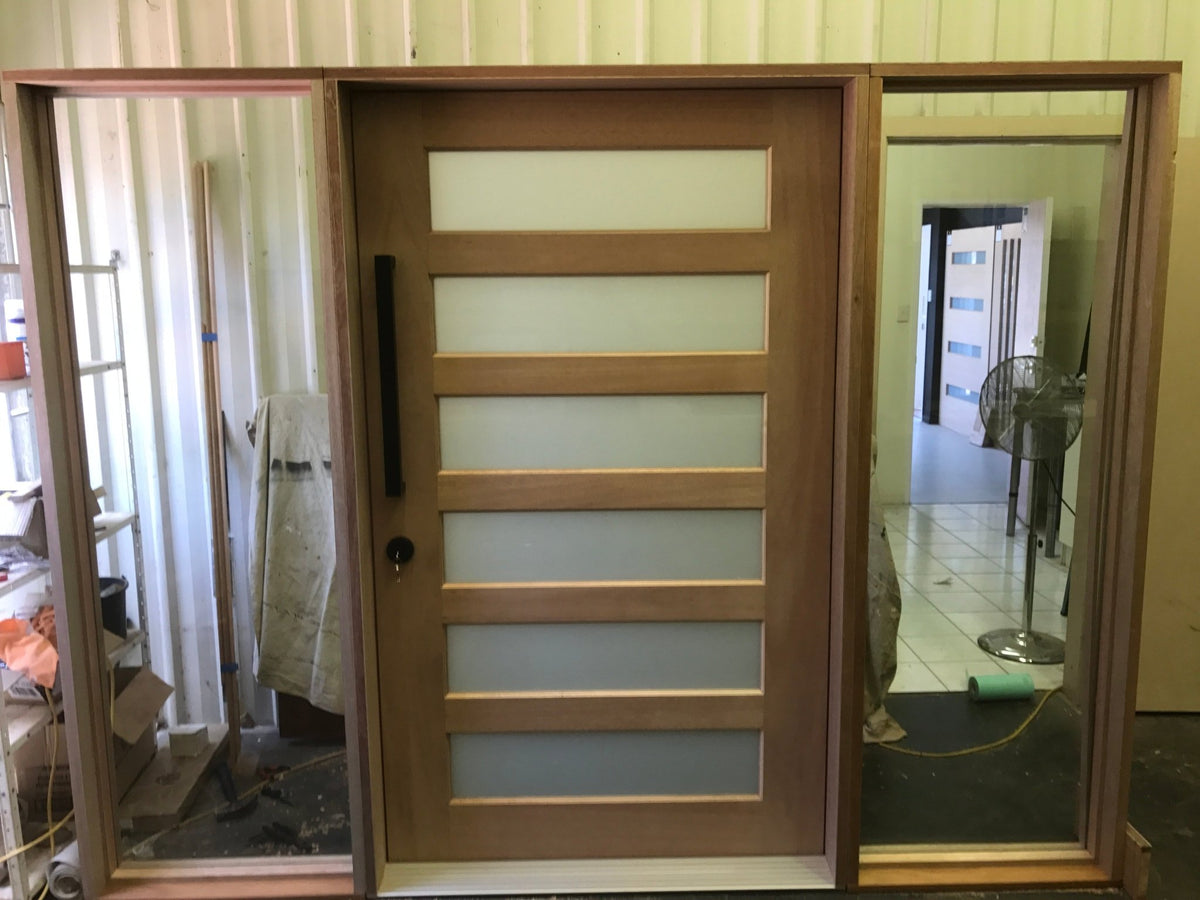 6L 1200 x 2040 x 40mm Horizontal Large Door & Frame Package - Just Doors QLD