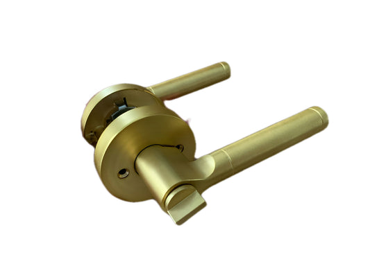 Crossbrook Series Handle || PRIVACY || Brushed Gold
