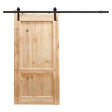 B10 - Low 2 panel barn door - Just Doors QLD