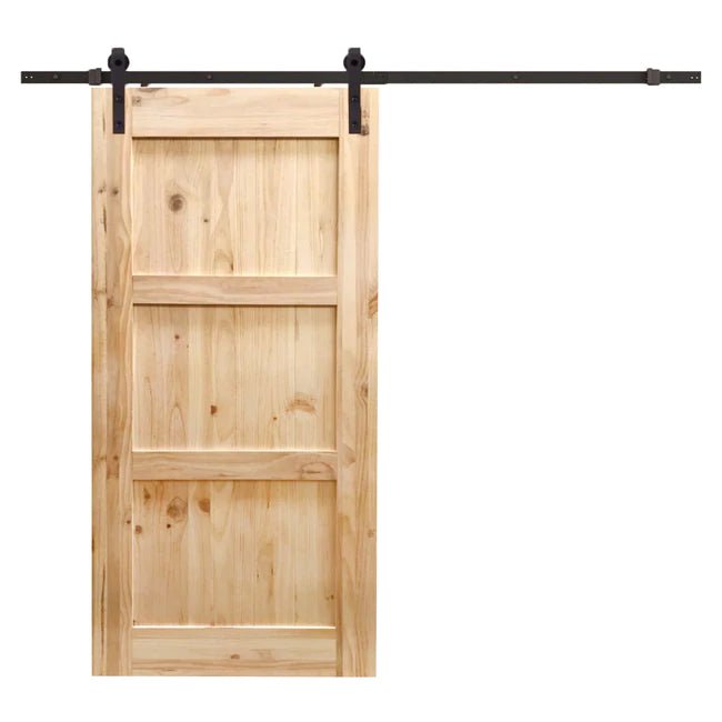 B11 - 3 Panel barn door - Just Doors QLD