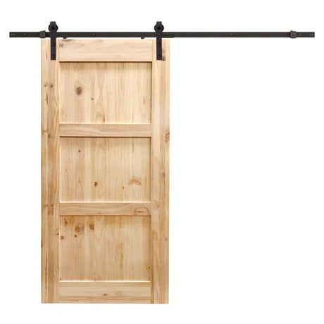B11 - 3 Panel barn door - Just Doors QLD