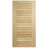 Corinthian Blonde Oak AWOWS 19TH 1200 x 2040 x 40mm Large Door & Frame Package - Just Doors QLD