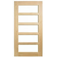 Corinthian Blonde Oak AWOWS 5G 1200 x 2040 x 40mm Large Door & Frame Package - Just Doors QLD