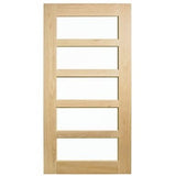 Corinthian Blonde Oak AWOWS 5G 1200 x 2040 x 40mm Large Door & Frame Package - Just Doors QLD