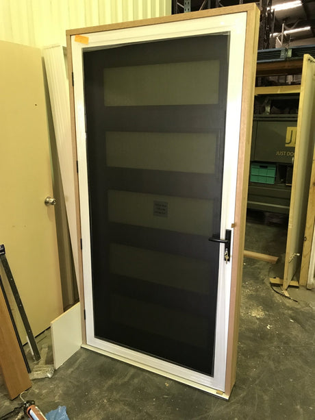 Crimsafe Pre Hung Security Screen Door Prices - Just Doors QLD