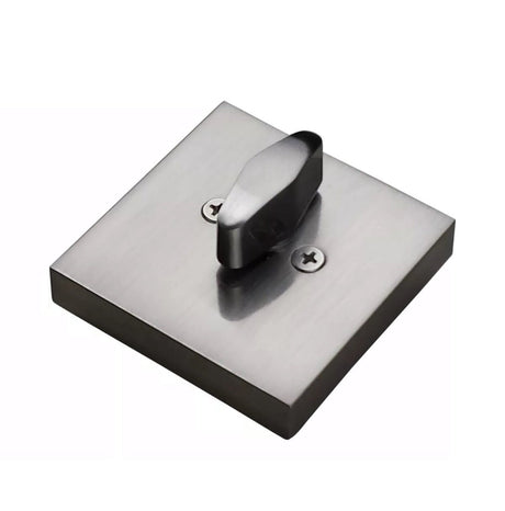 D1- Astor Satin Nickel Slimline Square Single Cylinder Deadbolt - Just Doors QLD