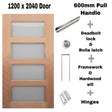Door Package 3- 4LB horizontal - Just Doors QLD
