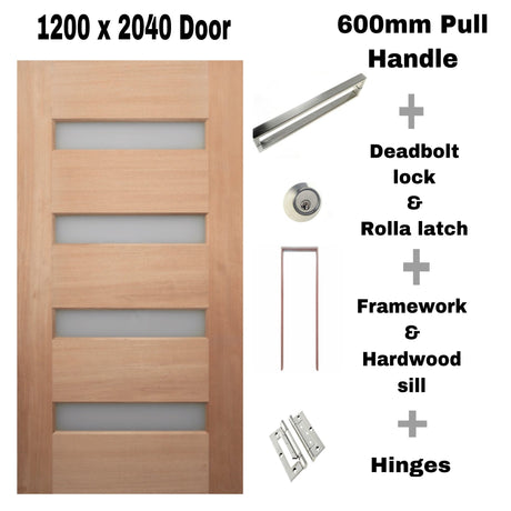 Door Package 4 - 4LS horizontal - Just Doors QLD