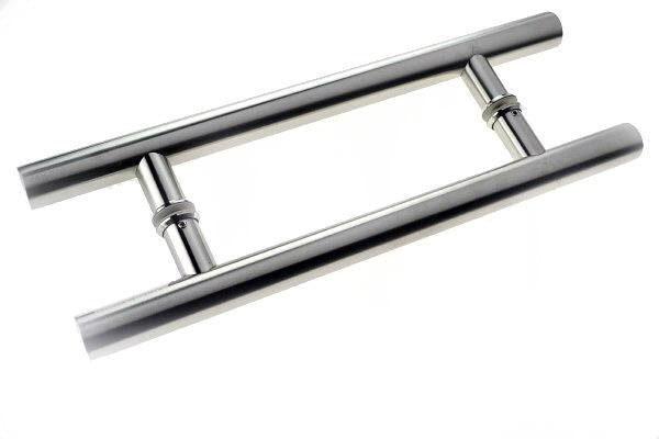 E34- 600mm Brushed Stainless Pull Handle - Just Doors QLD