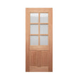 French Half 6 lite Panel door - Just Doors QLD