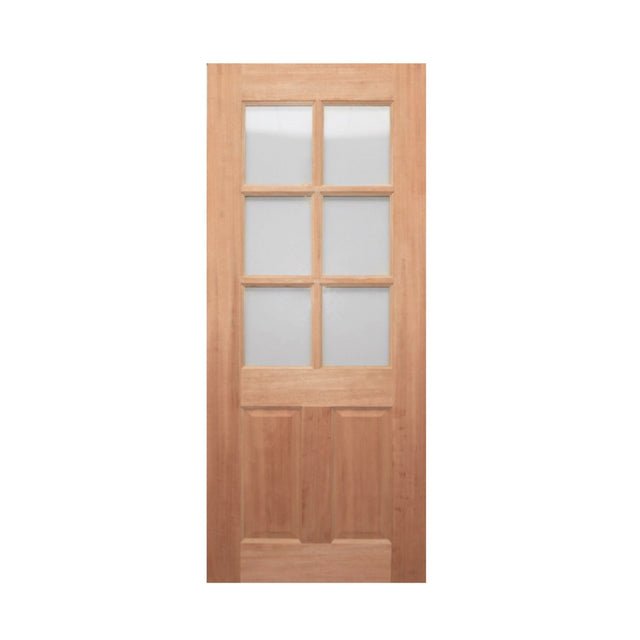 French Half 6 lite Panel door - Just Doors QLD