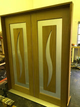 GS-illusion Double entrance door package - Just Doors QLD