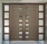 H7/H8 Solid Meranti Glass Panel Door - Just Doors QLD