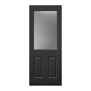 Cressbrook - Black fibreglass Composite Door (black) sizes available 820/920