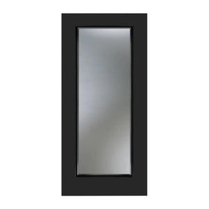 1 lite fibreglass Door (Black Woodgrain)