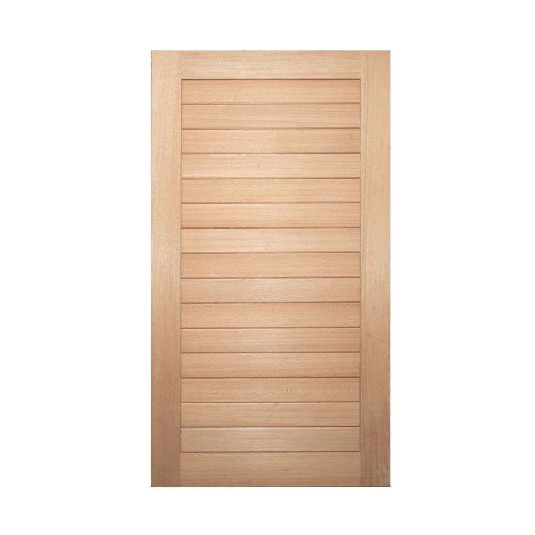 Solid Horizontal Plank Pre hung option 2040/2340
