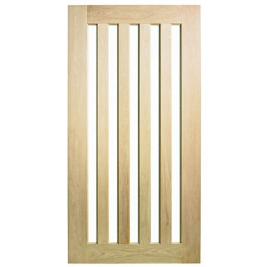 Corinthian Blonde Oak AWOWS 5VG 1200 x 2040 x 40mm Large Door & Frame Package