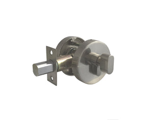 L1- Madison Lever Handle Set || ENTRANCE DEADBOLT COMBO || Satin Nickel