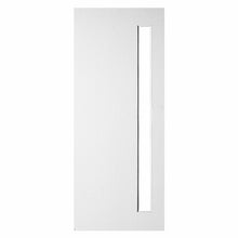 Load image into Gallery viewer, White 1 lite Vertical (smooth) 820 x 2040 Fibreglass Entrance door INSTALLED PACKAGE