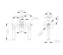 Load image into Gallery viewer, L3 - Montana Satin Nickel PASSAGE lever