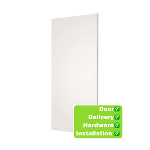 Plain Primecoat Flush Internal Door PCMDF 2040 range installed