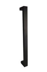 JD1 - 1200mm Single sided Matt Black Pull Handle - Just Doors QLD