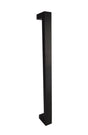 JD1 - 1500mm Single sided Matt Black Pull Handle - Just Doors QLD