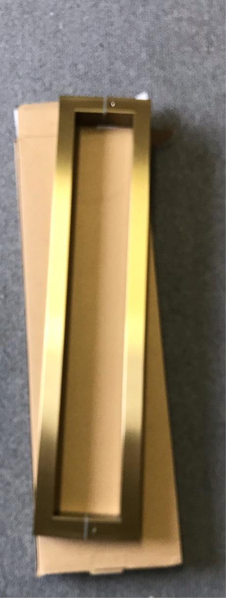 JD1- 600mm Brushed Brass Door Pull handle (Pair) 600mm - Just Doors QLD