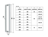 JD1- 600mm brushed Stainless Steel Finish - Just Doors QLD