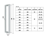 JD1 - 600mm Matt Black Pull Handle - Just Doors QLD