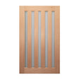 JDQ 5 Lite Vertical Timber Door 1200mm - Just Doors QLD