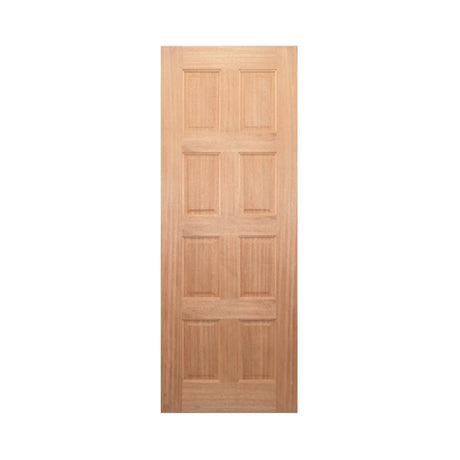 JDQ Solid 8 Panel Entrance Door INSTALLED PACKAGE - Just Doors QLD