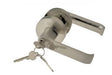 L1- Madison Lever Handle Set || ENTRANCE || Satin Nickel - Just Doors QLD