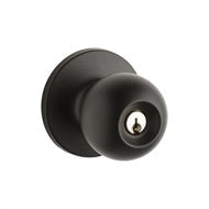 Lane Bala Black Entrance Knobset - Just Doors QLD