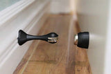 Magnetic Doorstop || ROUND || Satin Nickel or Matte Black - Just Doors QLD