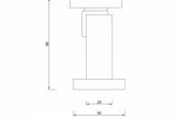 Magnetic Doorstop || SQUARE || Satin Nickel or Matte Black - Just Doors QLD