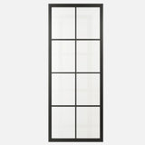 MB1- 8 lite Metal Barn Door - Just Doors QLD