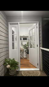New Haven 6-Lite 1200 x 2040 x 40mm Large Door & Frame Package - Just Doors QLD