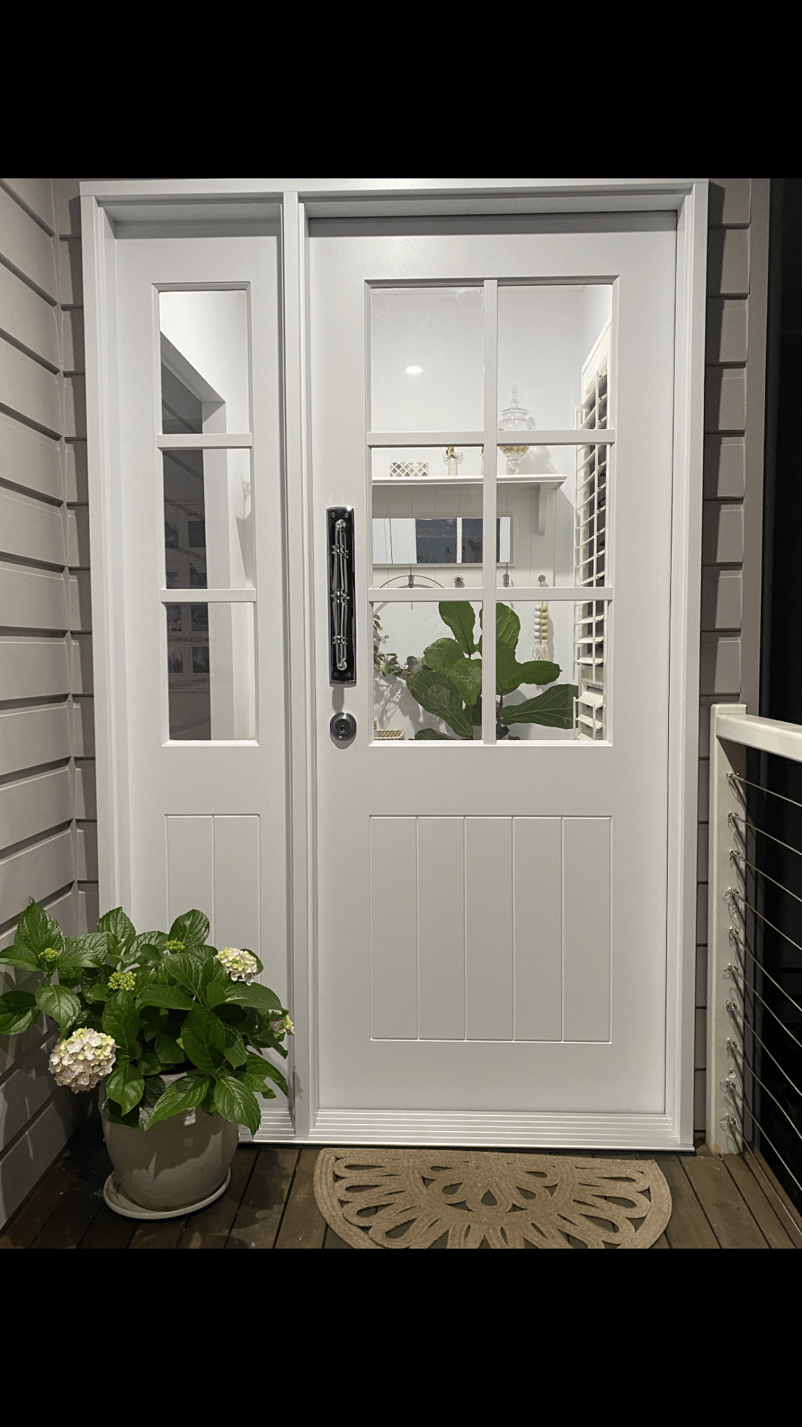 New Haven 6-Lite 1200 x 2040 x 40mm Large Door & Frame Package - Just Doors QLD