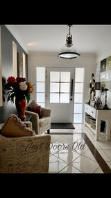 New Haven 6-Lite 1200 x 2040 x 40mm Large Door & Frame Package - Just Doors QLD